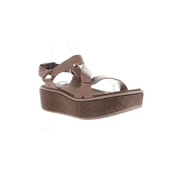 Teva Womens W Madera Brown Ankle Strap Heels Size 7 Medium (B, M) - Picture 2 of 4